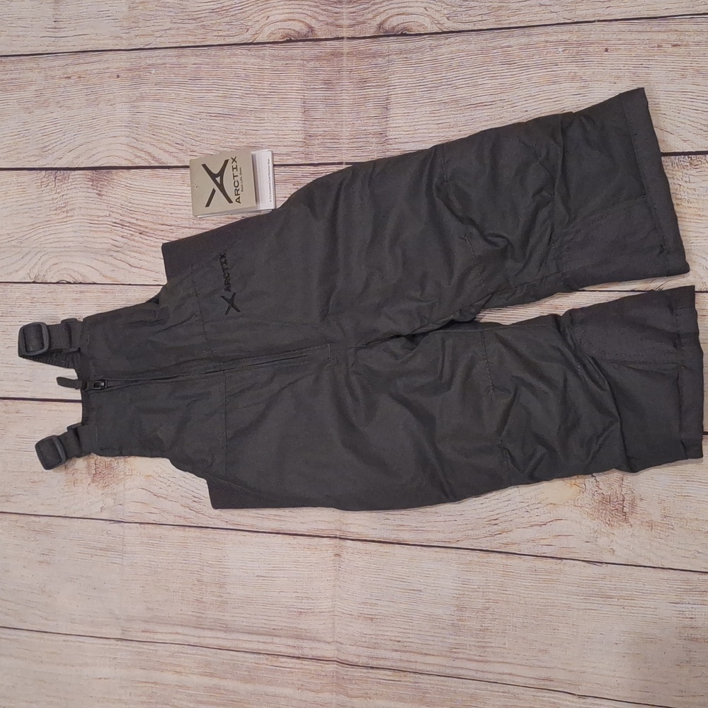 Toddler Snow Bibs NWT High Bib Overalls Black Adjustable Straps Ski Snowboard